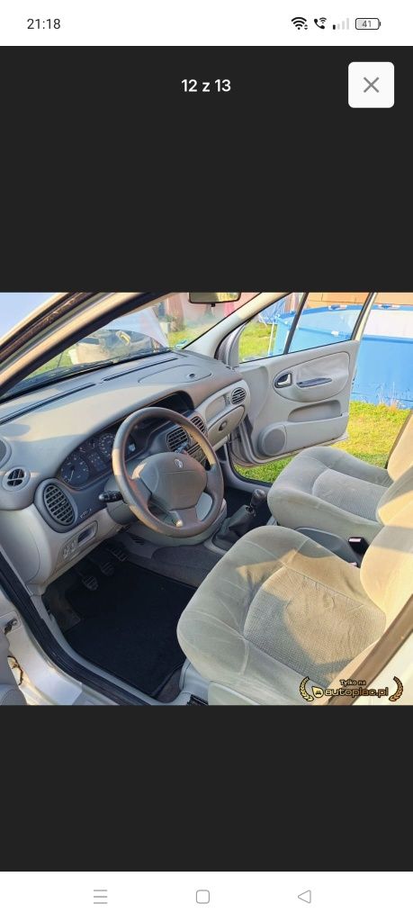 Renault scenic 1lift 1.6 i nv632 na części