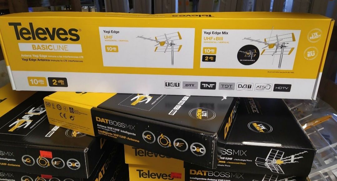 Antena naziemna HD Boss mix DVB-T televes zenit ellipse