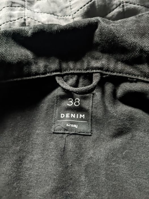 Sinsay czarna katana kurtka jeansowa 38 oversize