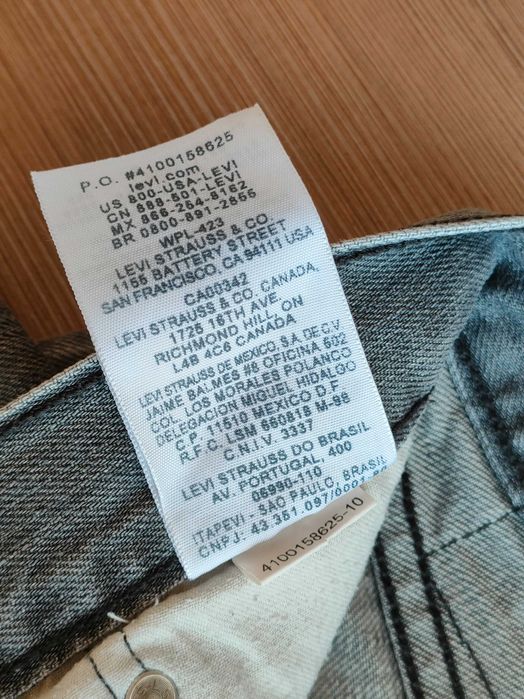 Джинси Levi's Premium 501® Original Fit Men's Jeans сірі W32L34