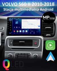 VOLVO S60 II Radio Android 11 4/64 LTE Carplay/AA Qled 9" Montaż!!!