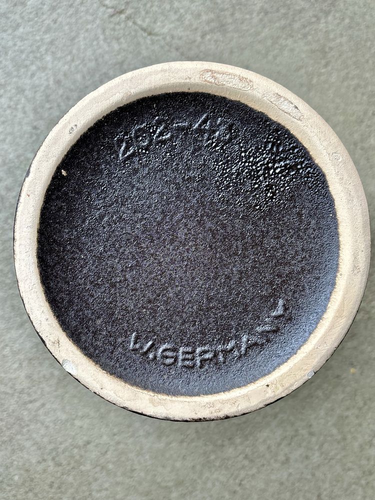 Wielki Vintage Wazon Fat Lava Scheurich Keramik 202-43 Unikat Design