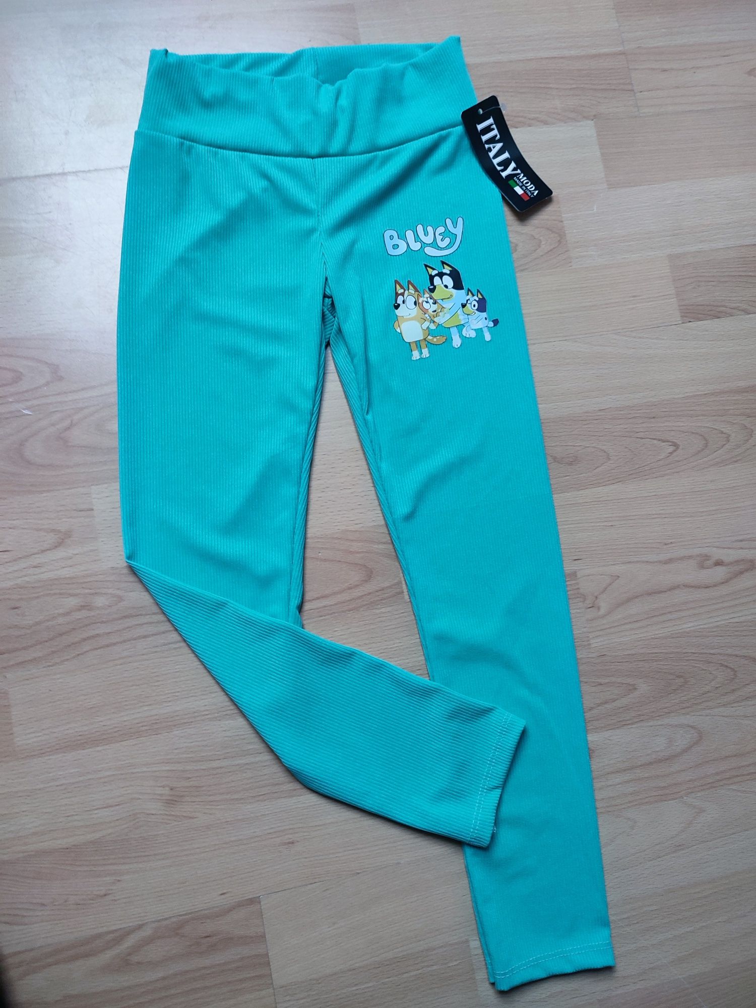 Nowe legginsy Blue r.134/140