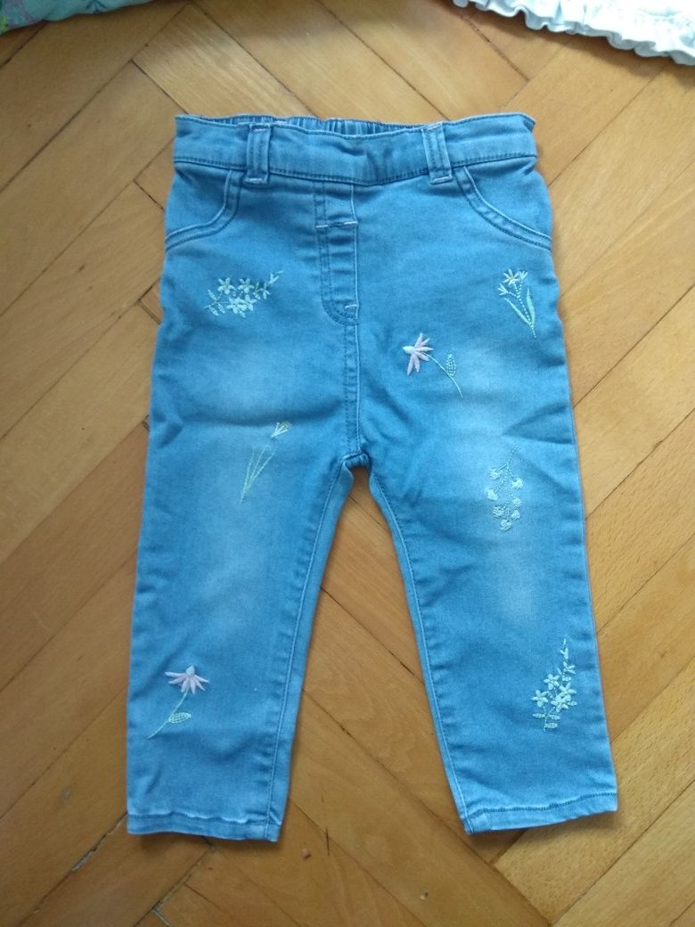 Komplet dziecięcy 80-86 bezrękawnik, bluzka, spodnie