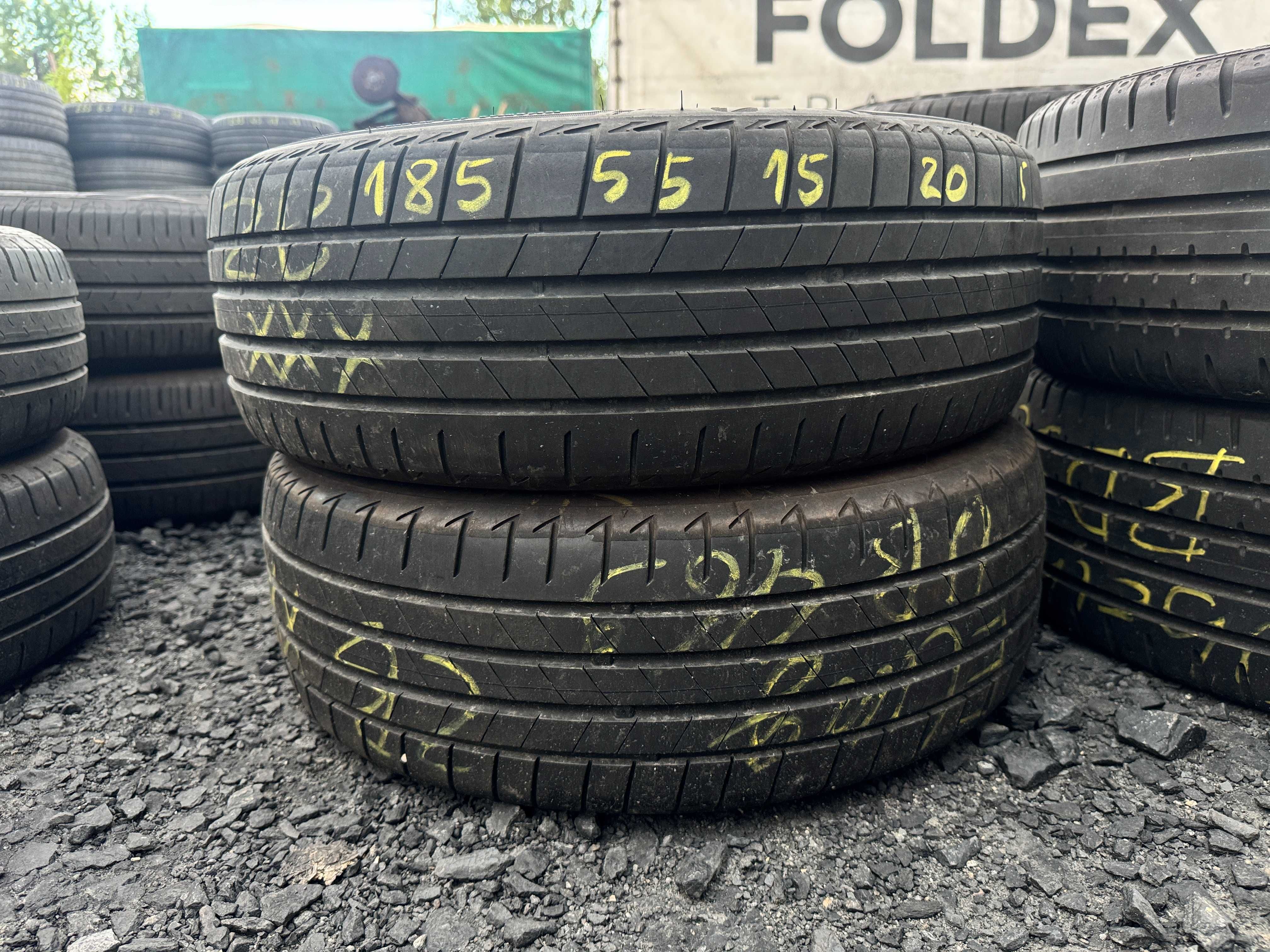 WYSYŁKA 2 Opony Letnie 185 55 R15 Bridgestone Turanza ECO 2020r.