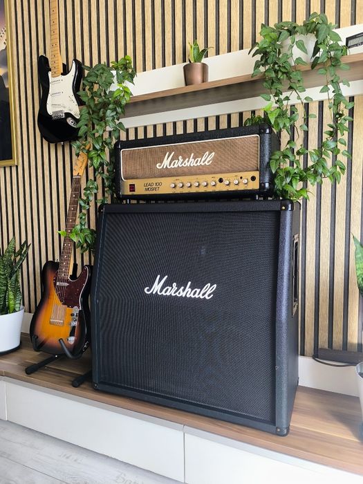 Wzmacniacz gitarowy Marshall mofset lead 100 plus kolumna Marshall
