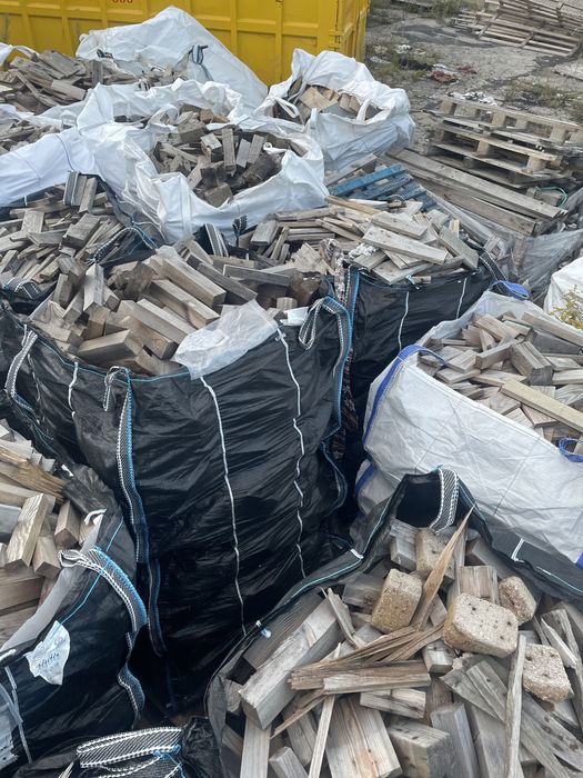 Worki Big Bag 2m3 drewno opałowe opał 3 szt. 650,-