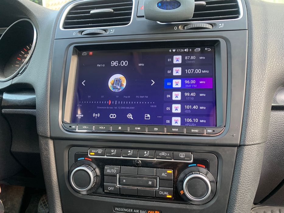 Radio android nawigacja samochodowa VW Touran Amarok Seat Leon Altea