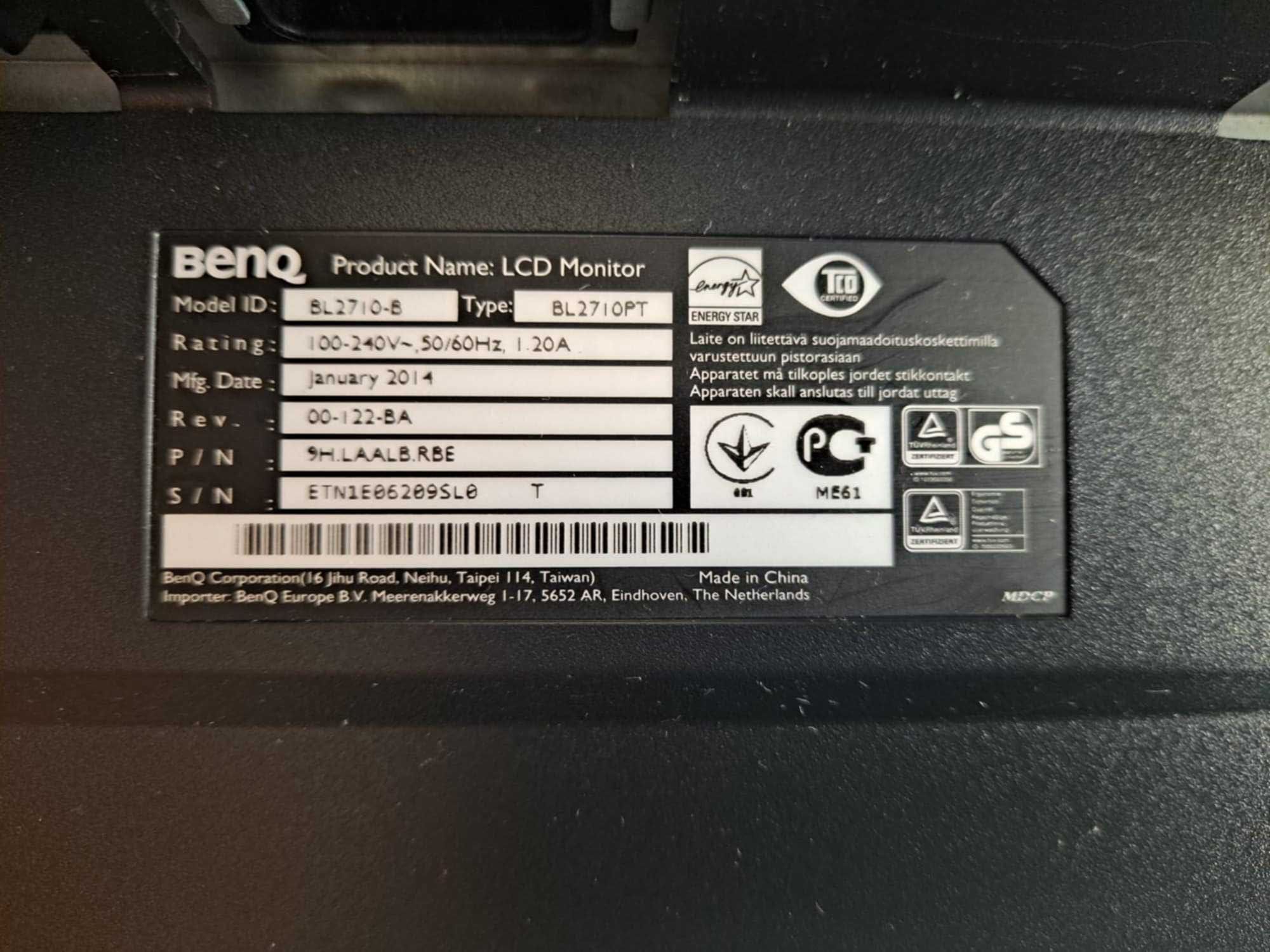 Monitor BenQ BL2710PT 2560 x 1440 (WQHD)