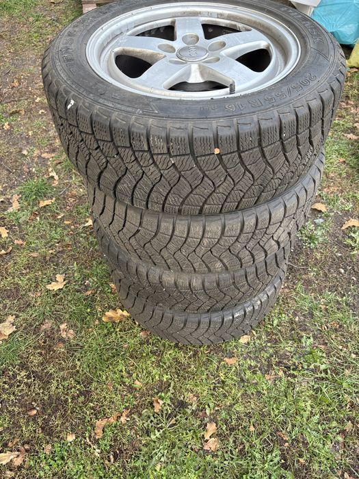 Felgi z oponami zimowymi Audi 16” 205/55R16 | Felga 5x112