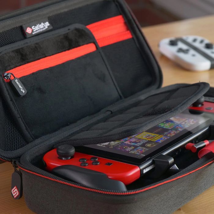 Nintendo Switch OLED 464Gb + Satisfaye ZenPro + Super Mario Odyssey