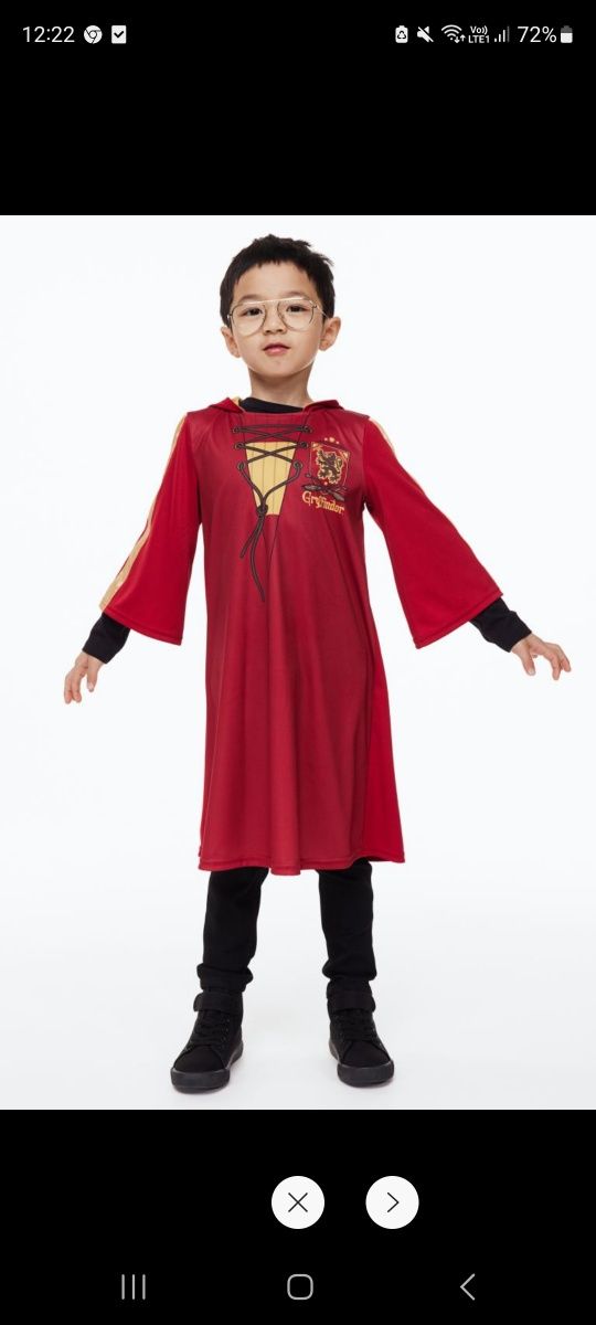 Stroj Harry Potter h&m bal karnawałowy  przebranie 146 152