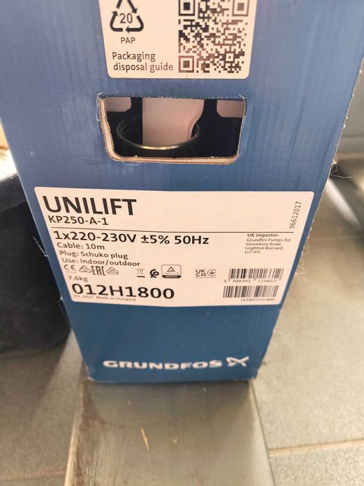 Pompa Grundfos Unilift KP250 A1 012H1800