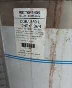 Cuba em inox para vinho ou outros líquidos