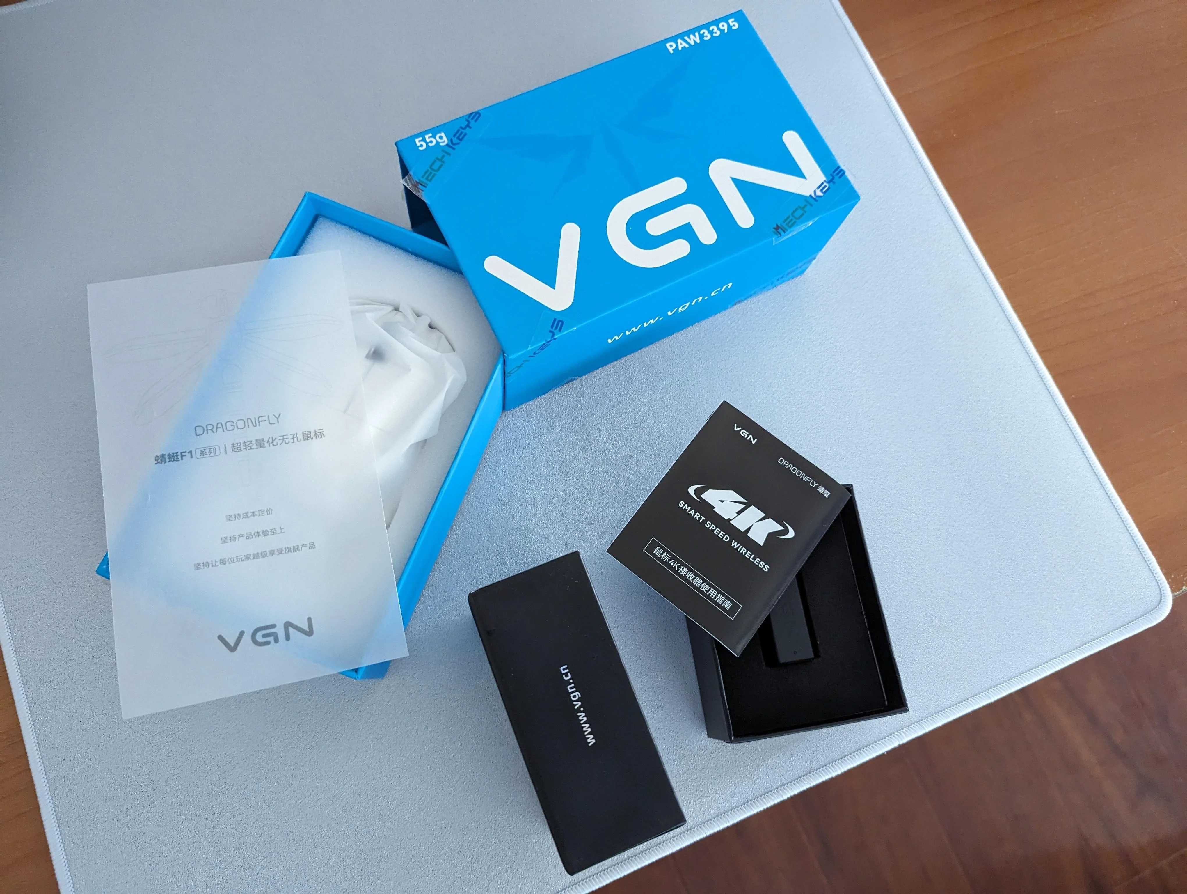 VGN Dragonfly F1 Moba та Pro Max Нові бездротові ігрові миши