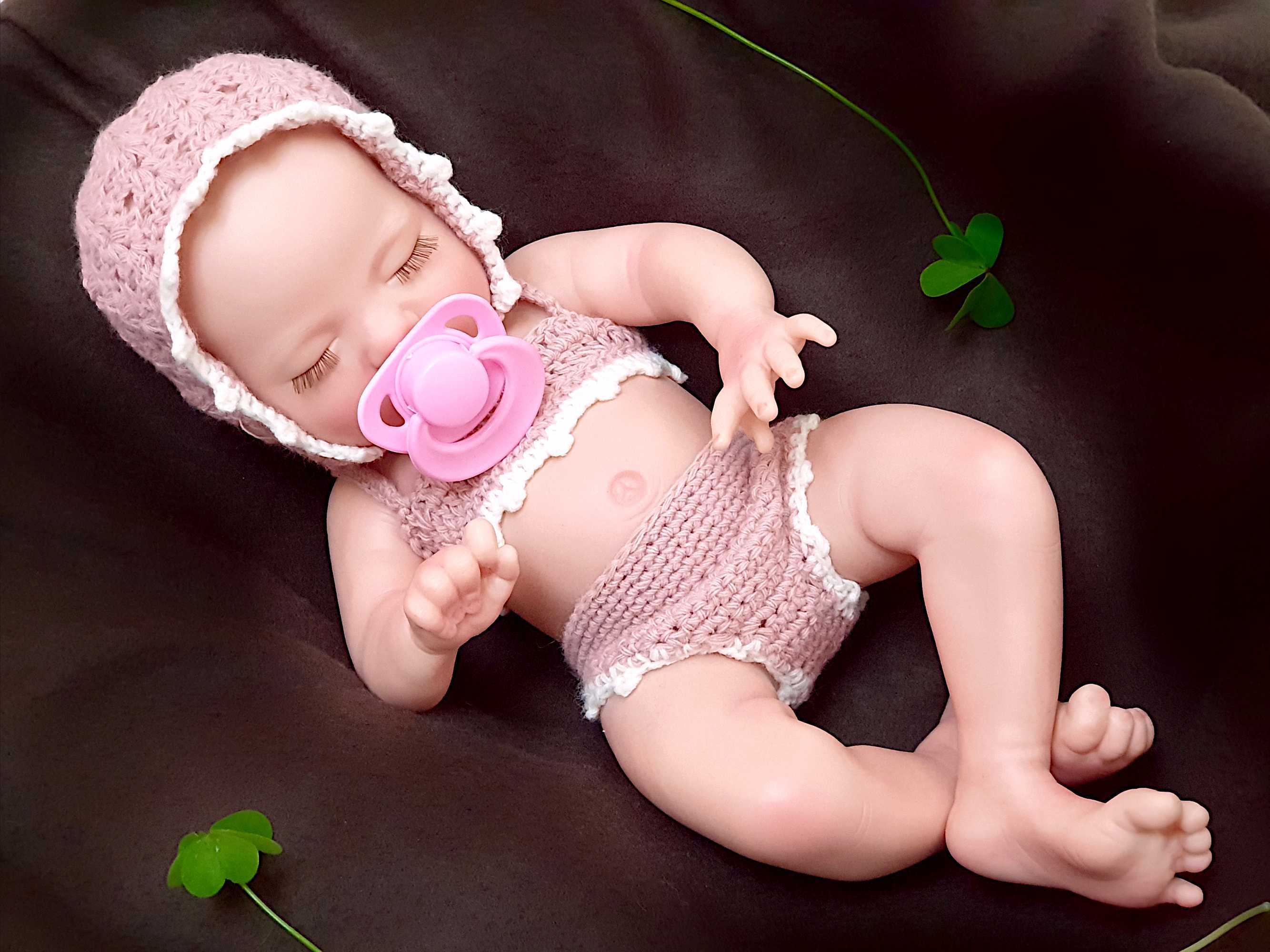 Boneca Bebê Reborn Função Beber e Molhar, Silicone Sólido Competo Novo