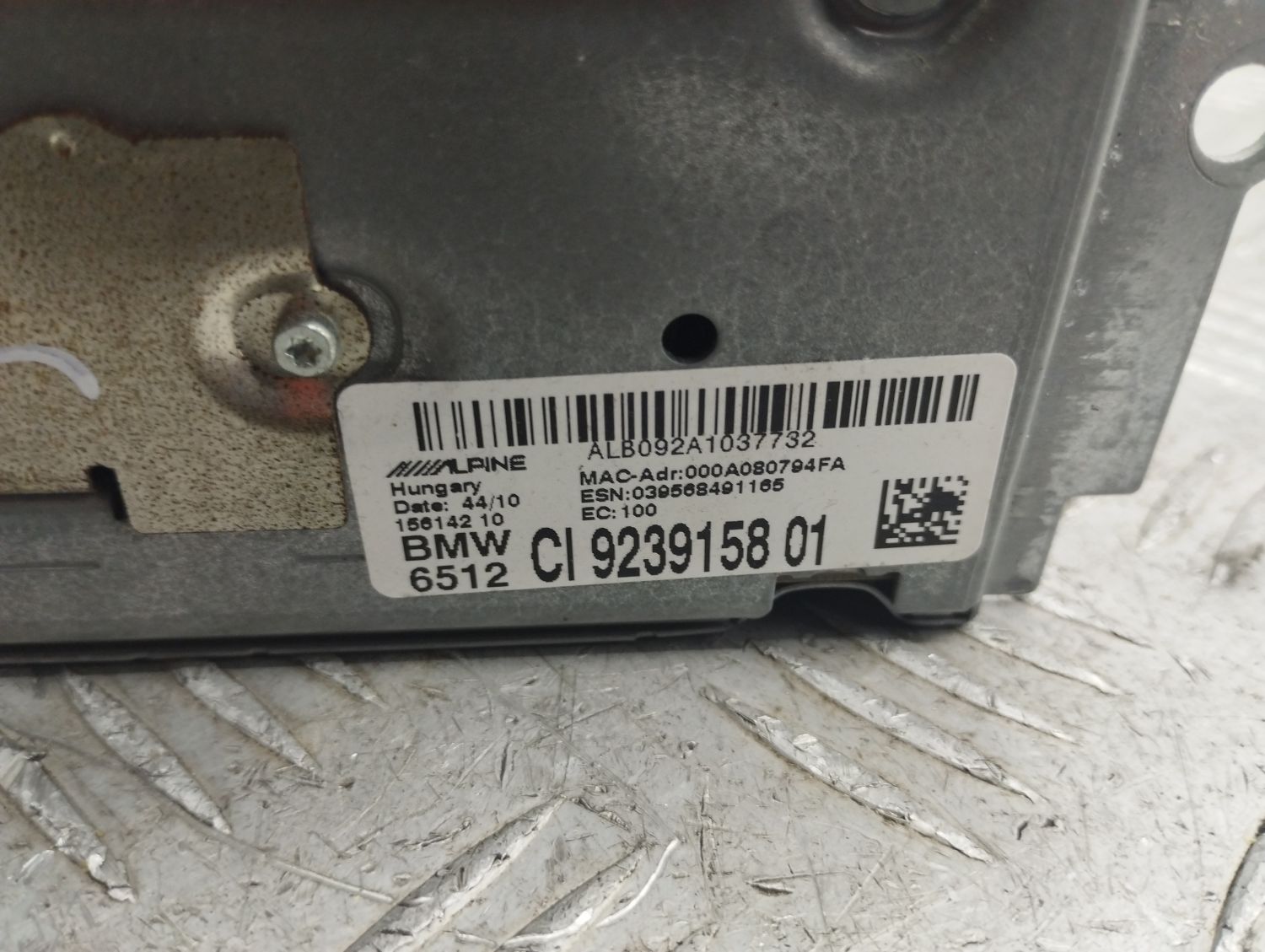 Магнитола Comand dvd aps 65129231489 для BMW 5-серия F10 2010-2017