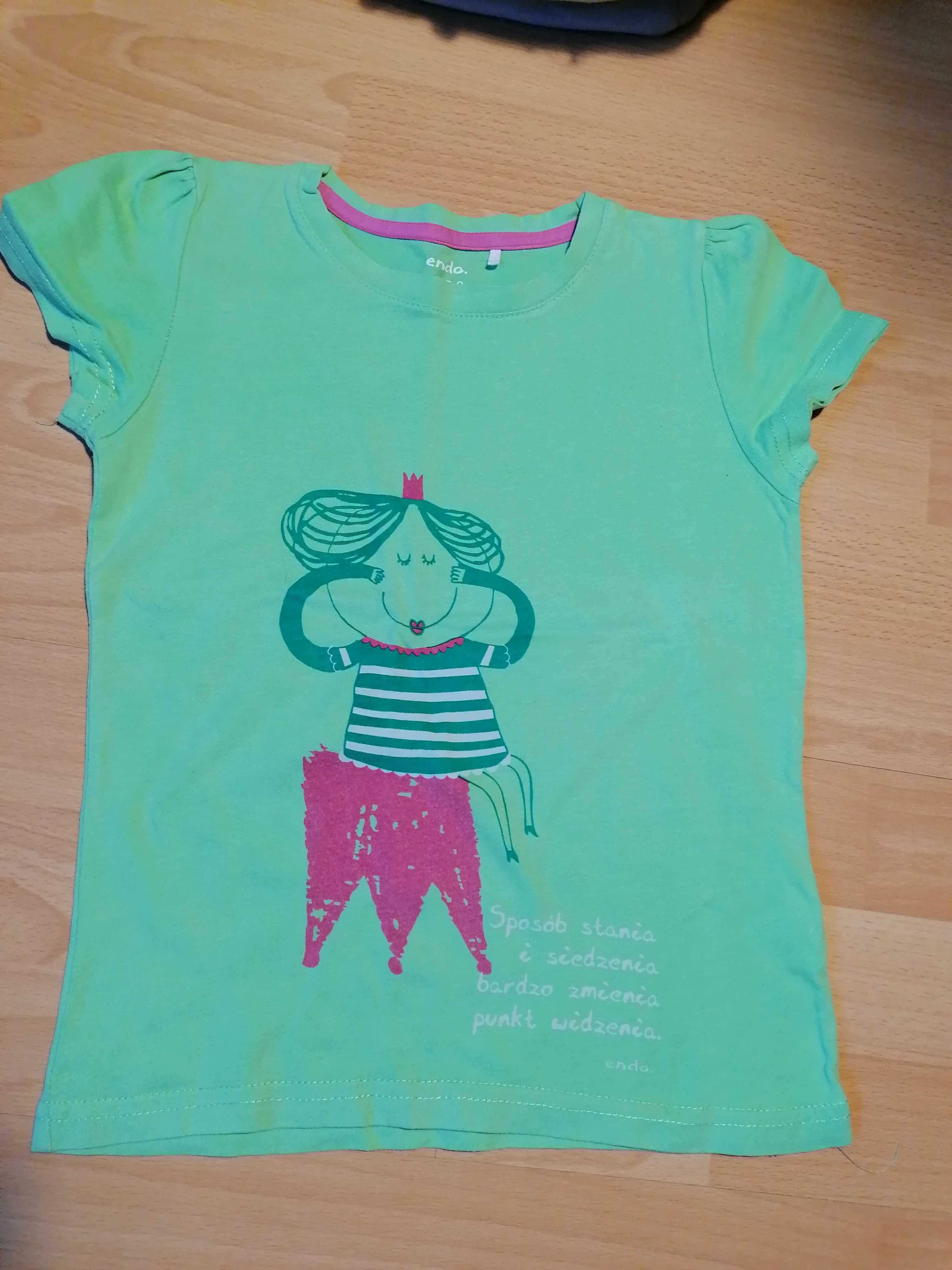Koszulka T-shirt ENDO rozmiar 128 wiek 7-8 lat