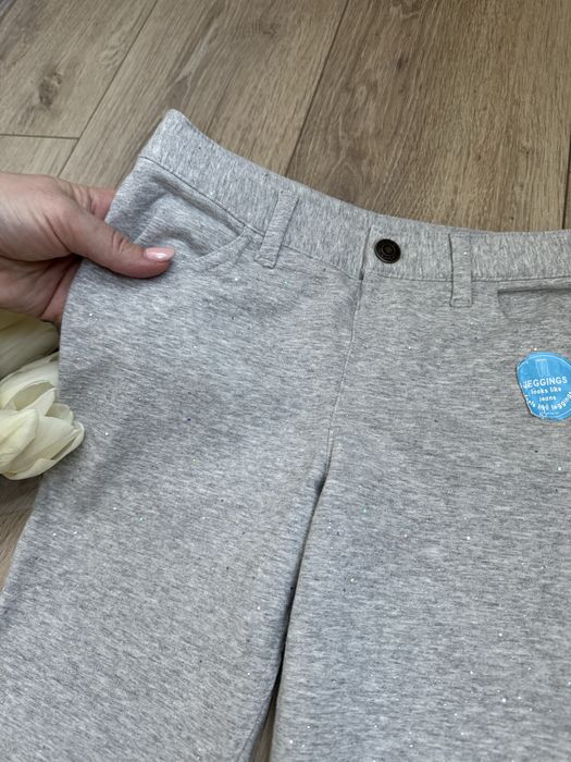 Нові! Штани Carters 8 років сірі з блискітками