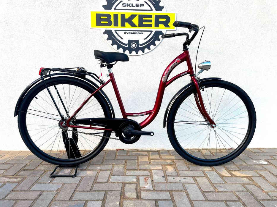 WYPRZEDAŻ Nowy Rower Miejski Damka * VANESSA Koła 28 * OŚWIETLENIE LED