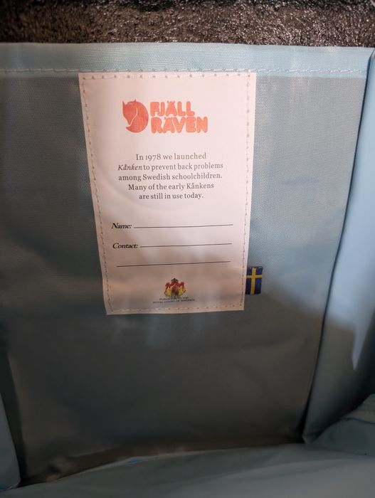 NOWY Plecak Kanken Fjallraven błękitny