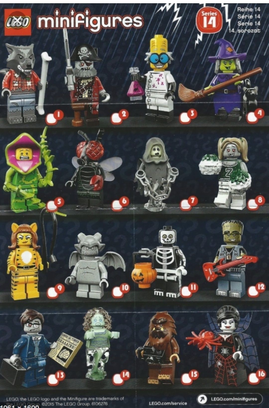 Minifigurki Lego seria Monsters 71010.