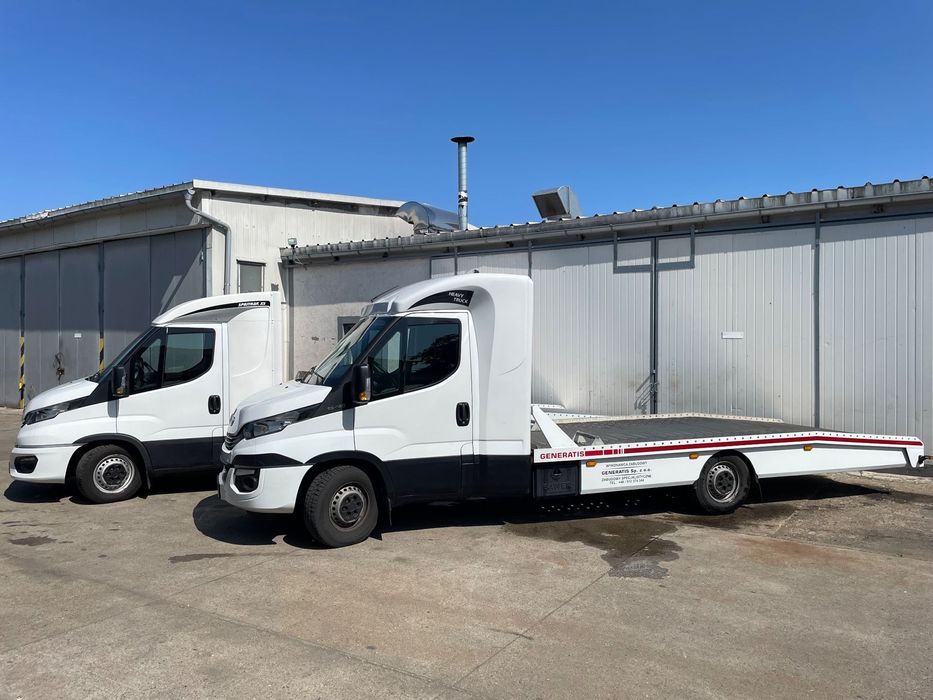 Iveco 35S18 Autolaweta  Autolaweta aluminiowa 5.2m, podwójna sypialnia, pneumatyka