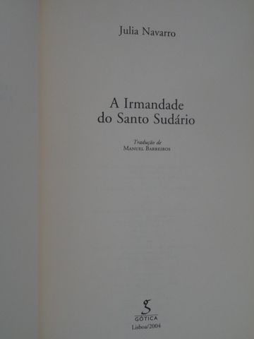 A Irmandade do Santo Sudário de Julia Navarro