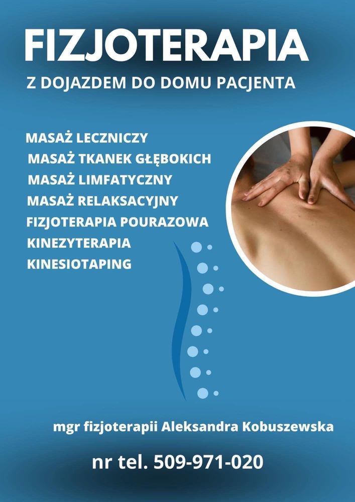 Masaż z dojazdem do pacjenta, Szczecin i okolice