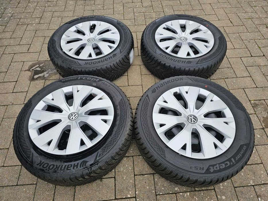 Stalowe z oponami + kołpaki Volkswagen