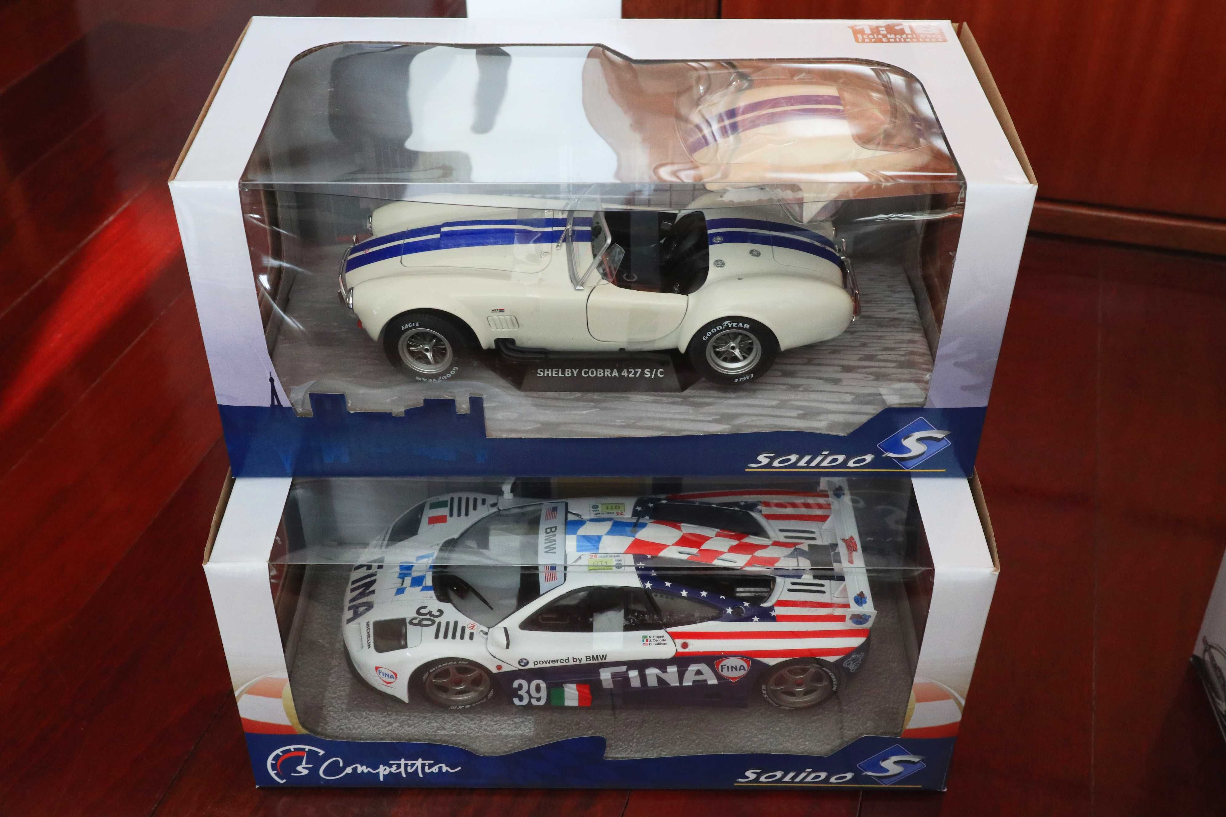 Miniaturas 1:18 Muscle Cars / 24h Le Mans - Hotwheels / Solido