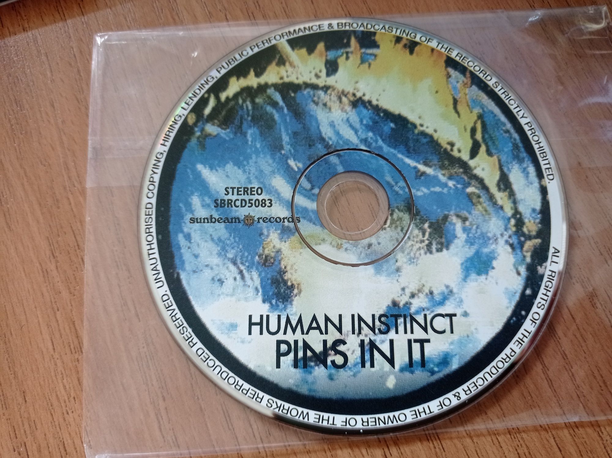 The Human Instinct - Pins on it
