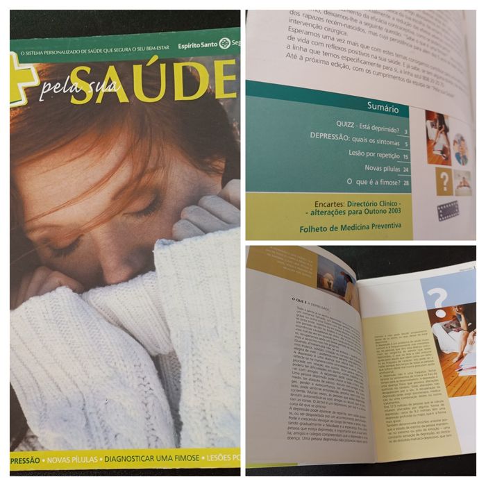 Revistas " Pela sua saúde"