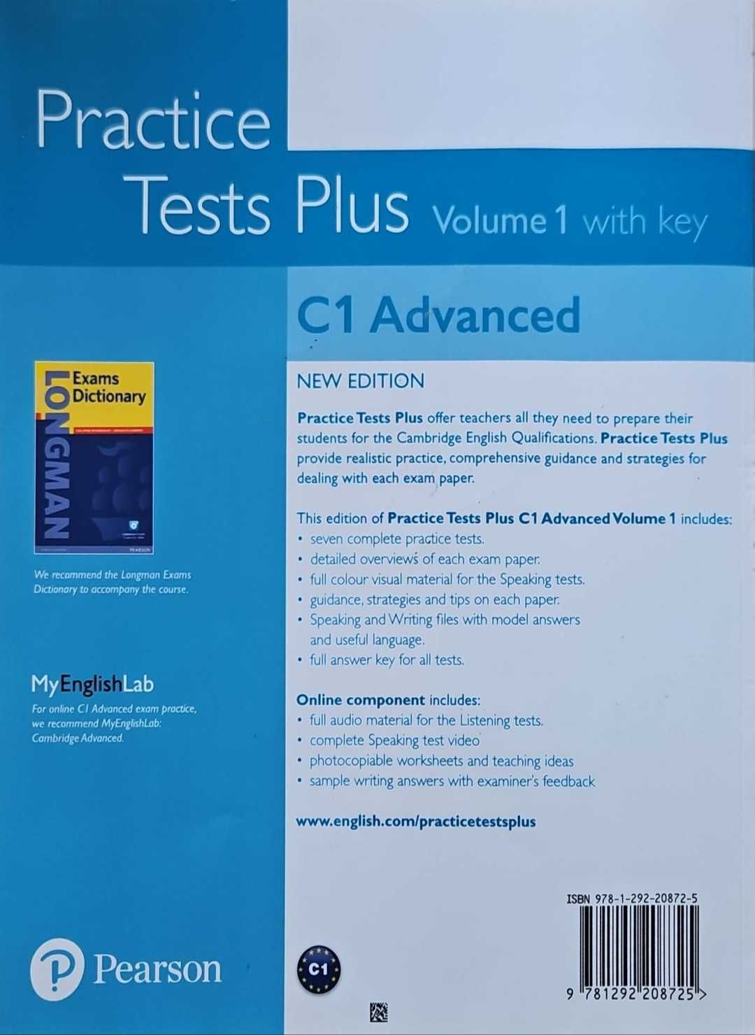 Practice Tests Plus volume 1, C1 Advanced