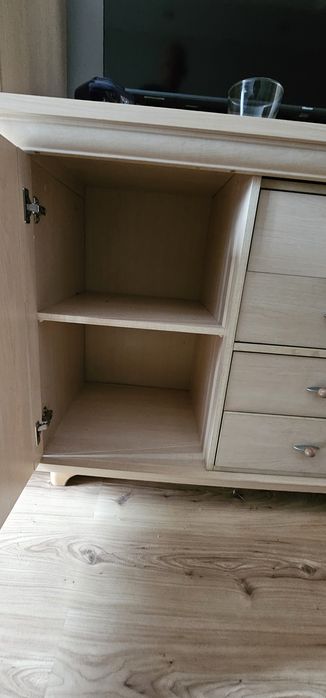 Meble drewniane,  komoda + 2 witryny