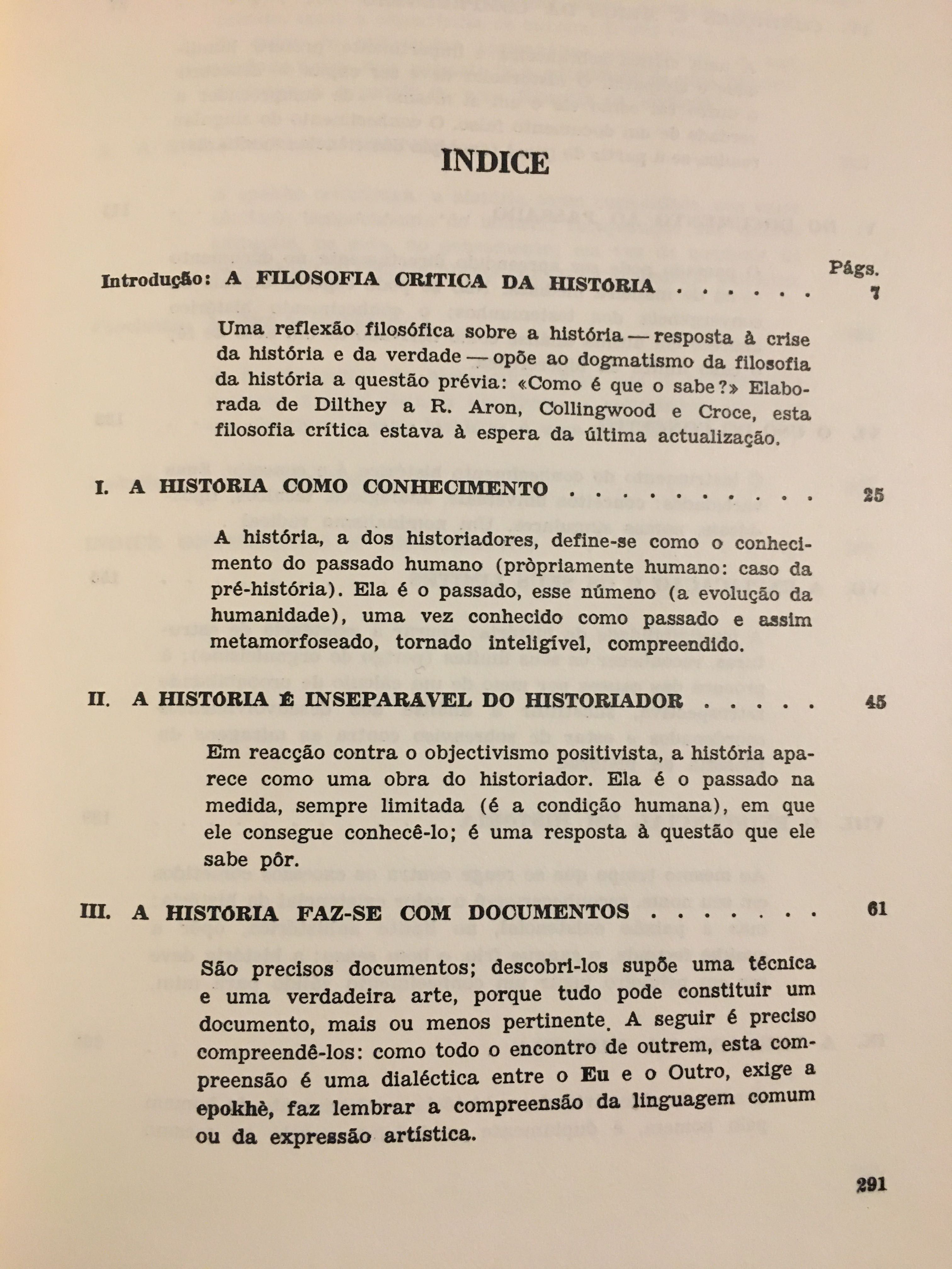 Tony Judt/ Para que Serve a História/Nova História/ Conhec. Histórico