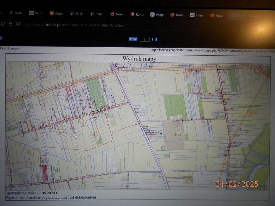 działka budowlana 1000m2 w Łęcznej, osiedle Kol. Trębaczów
