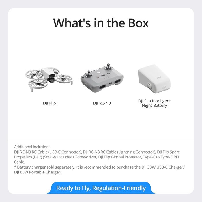 Drone DJI Flip - RC2 (NOVO)