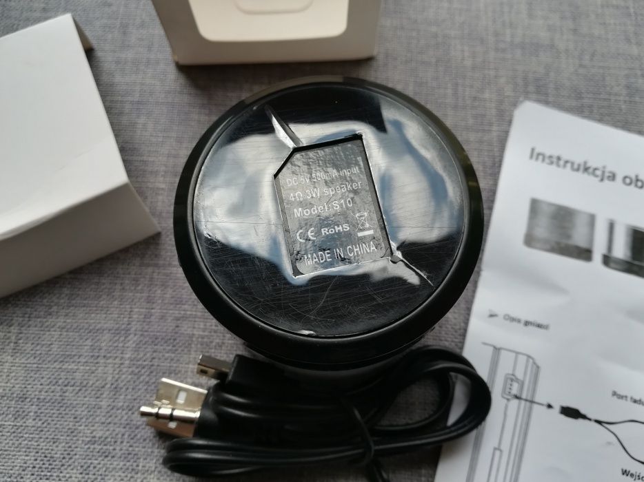 Głośnik bluetooth na kartę SD Micro + karta nowy zestaw