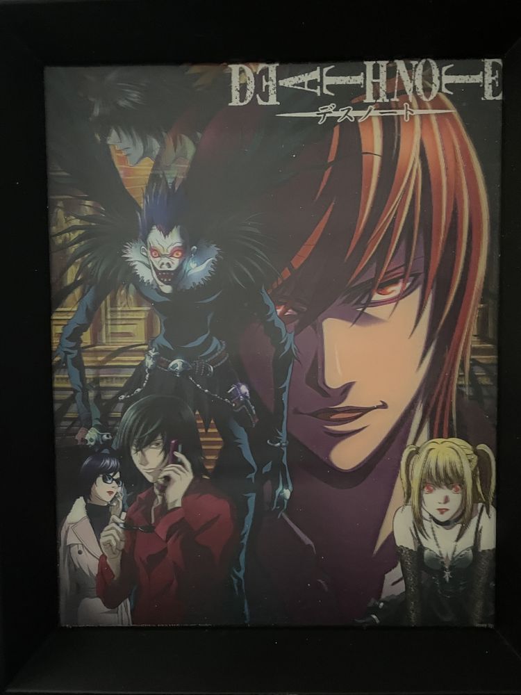 Obraz 3D anime Death Note