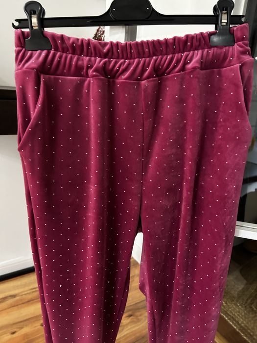 Komplet dresowy Blink Blink S M 36 dresy damskie błyszczące na święta