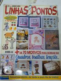 3 Revistas de Ponto de Cruz com motivos  para bebé.