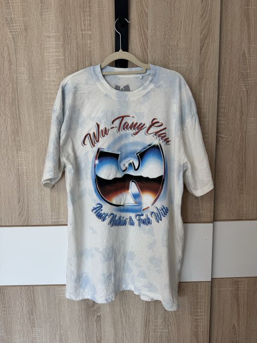 Koszulka Wu Tang M loose fit tshirt affliction clouds drill rap swag