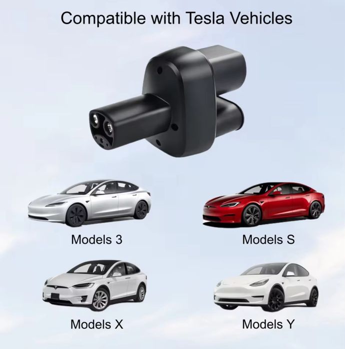 Переходник СOMBO для зарядки авто TESLA EV 250 A, адаптер зарядного ус