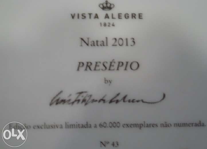 Pratos da Vista Alegre Festa Natal (coleção 24 pratos)