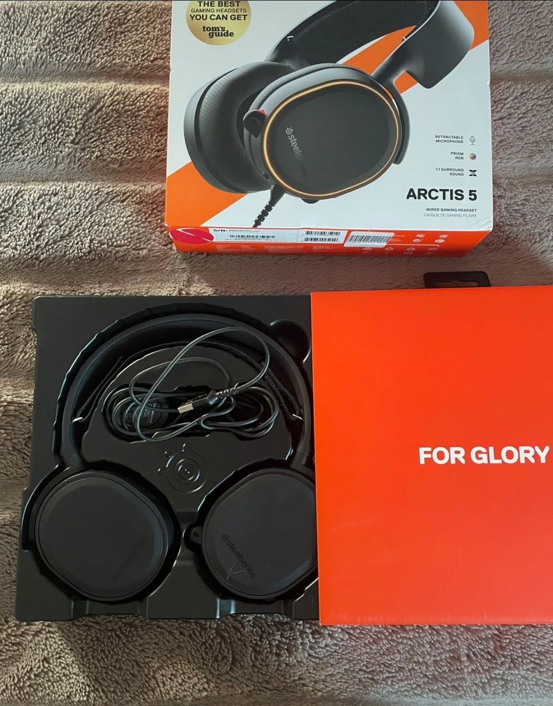 Słuchawki steelseries arctis 5 czarne