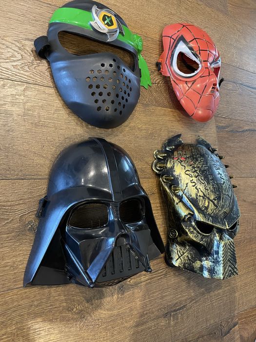 Маски Хищник, Ниндзя, Человек Паук, Дарт Вейдер