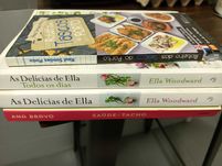 Conjunto de livro de receita