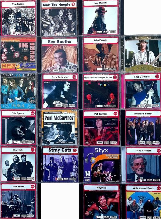 MP3 диски Hard Rock, Metal, Jazz, Шансон и т.д