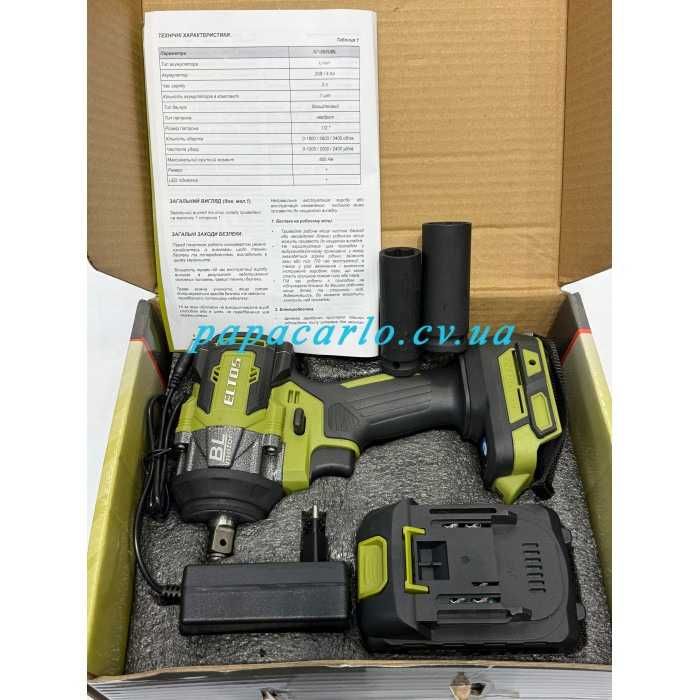 Акумуляторний гайковерт Eltos АГ-600BL / Eltos АГ-800BL гайкокрут